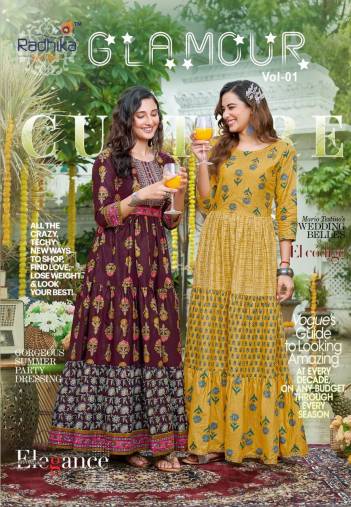 Glamour Vol 1 By Radhika Lifestyle Designer Festive Wear Gown Collection